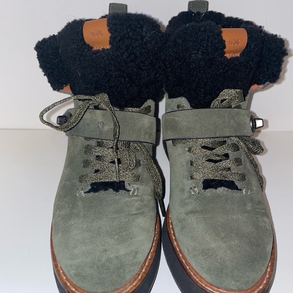 COACH SHEARLING BOOT - Picture 2 of 3